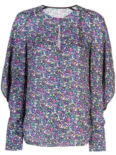 Jason Wu Multicoloured Print Blouse In Purple