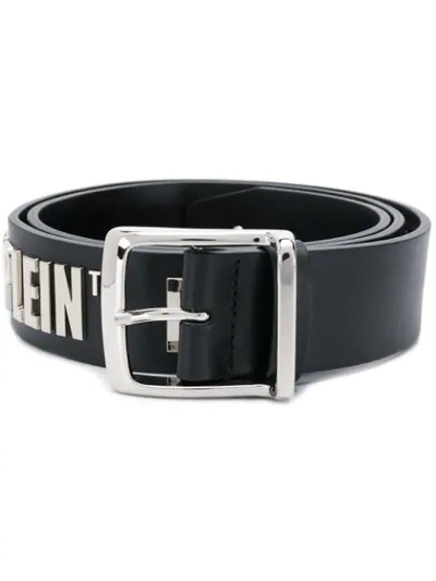 Philipp Plein Logo Belt In Black