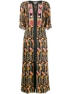 TEMPERLEY LONDON ROSY PATTERNED DRESS