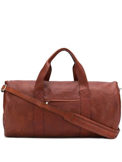 Brunello Cucinelli Round Shaped Holdall In 棕色