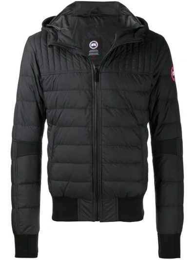 Canada Goose 黑色 Cabri 连帽羽绒夹克 In Black