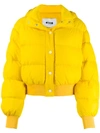 MSGM HOODED PUFFER JACKET