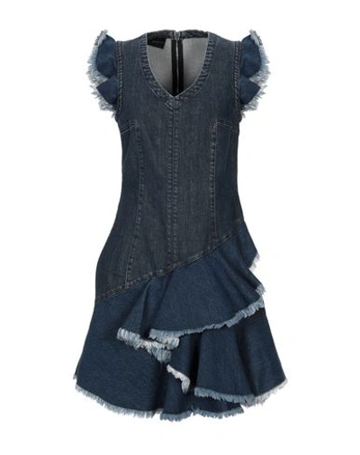 Atos Lombardini Denim Dress In Blue