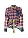 DSQUARED2 PATCHWORK CHECK SHIRT,S75DL0655S4811314220495