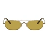 OLIVER PEOPLES OLIVER PEOPLES GOLD INDIO SUNGLASSES