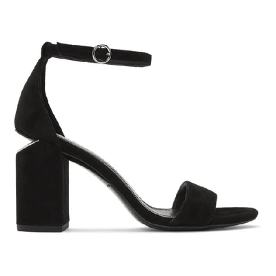 Alexander Wang Women's Abby Utilitarian High Block-heel Sandals In 001 Black