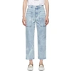 STELLA MCCARTNEY STELLA MCCARTNEY BLUE STRAIGHT LEG JEANS