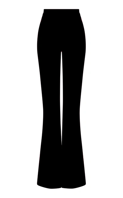 Safiyaa Women's Halluana Crepe Flared Trousers In Black