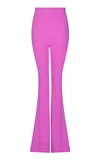 Safiyaa Halluana Crepe Flared Trousers In Pink