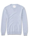 DEREK ROSE DEREK ROSE WOMEN'S CASHMERE SWEATER FINLEY PURE CASHMERE SKY,1261-FINL001SKY