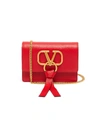 VALENTINO GARAVANI 'VRing' tassel leather chain clutch