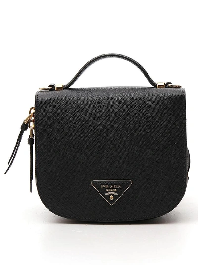Prada Odette Mini Backpack In Black