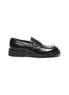 PRADA Leather penny loafers