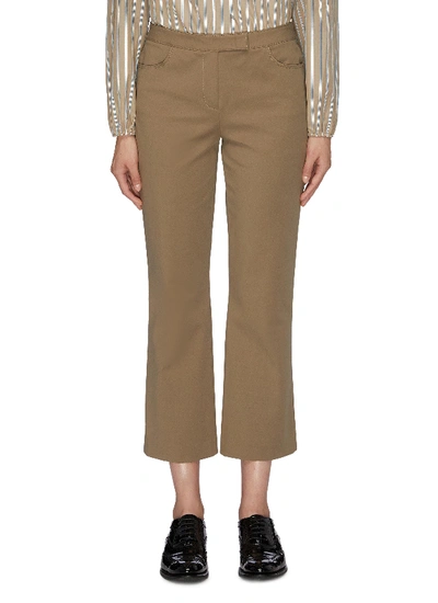 Theory Flared Cropped Pants