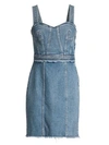 7 FOR ALL MANKIND Fray Denim Sheath Dress