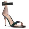 GIANVITO ROSSI PORTOFINO 85 PATENT OIL SANDALS,GR15518S