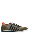 Dsquared2 Sneakers In Military Green