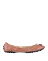 Tod's Ballet Flats In Pastel Pink