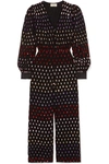 TEMPERLEY LONDON WENDY SEQUINED CHIFFON JUMPSUIT