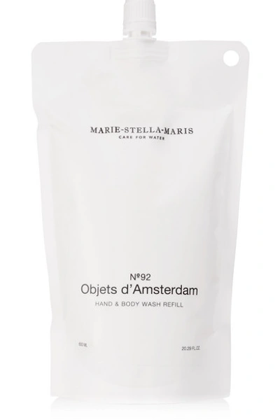 Marie-stella-maris Hand & Body Wash - Objets D'amsterdam Refilll, 600ml In Colorless