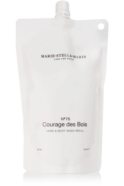 Marie-stella-maris Hand & Body Wash - Courage Des Bois Refill, 600ml In Colorless