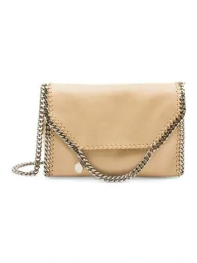 Stella Mccartney Big Falabella Crossbody Bag In Clotted Cream