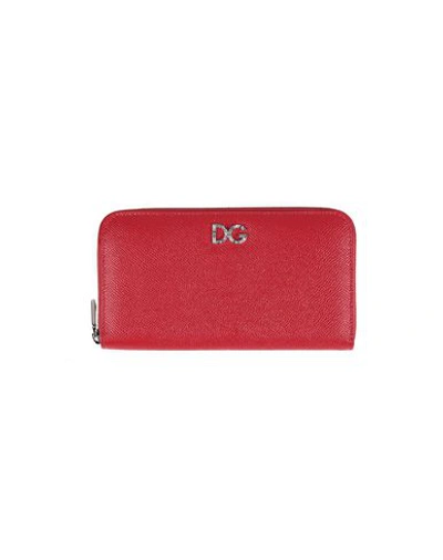 Dolce & Gabbana Wallet In Red