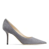 Jimmy Choo Love 85 Suede Pumps In Dusk