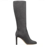 JIMMY CHOO TEMPE 85 Dusk Suede Leather Knee Boots,TEMPE85SUE S