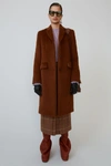 Acne Studios Single-breasted Coat Caramel Brown