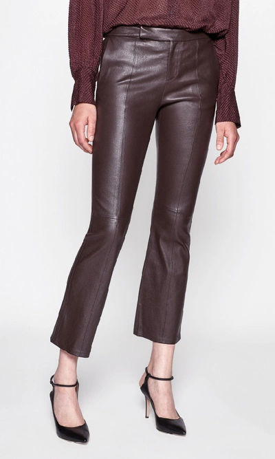 Equipment Sebritte Leather Trouser In Mole