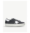GOLDEN GOOSE HI STAR B9 LEATHER TRAINERS