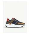 BURBERRY RONNIE LEATHER TRAINERS