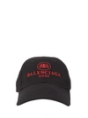 BALENCIAGA BLACK BB MODE CAP,11007325
