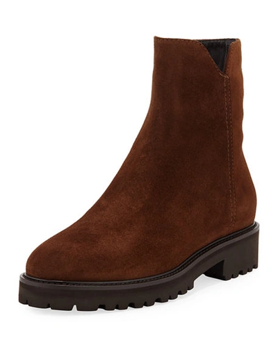 Aquatalia Madelyn Suede Tall Boots In Brown