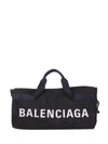 BALENCIAGA BLACK WHEEL GYM BAG,11007330