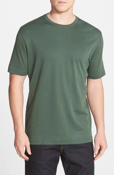 Robert Barakett Georgia Crewneck T-shirt In Soldier Green