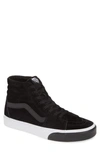 Vans 'sk8-hi' Sneaker In Black/ True White Leather