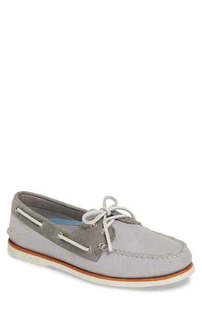 sperry gold cup grey