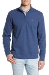 Vineyard Vines Saltwater Regular Fit Half Zip Performance Pullover In Deep Bay