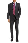 TED BAKER ROGER SLIM FIT PLAID WOOL & CASHMERE SUIT,TB30267 300