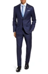 TED BAKER JAY TRIM FIT DOT WOOL SUIT,TB33256 358