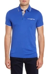 Ted Baker Derry Slim Fit Polo In Xbrt Blue