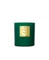 1986 Emerald Glass Megeve Candle, 30 Oz. In Emerald Green