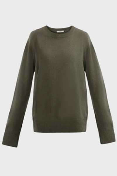 The Row Sibina Wool-cashmere Jumper In Grey