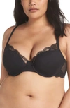 Natori Elusive Full Fit Underwire Contour Bra In Black