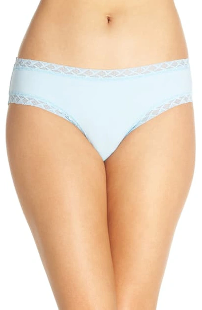 Natori Bliss Cotton Girl Briefs In Sky