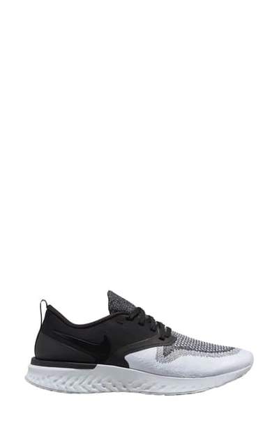 Nike Odyssey React 2 Flyknit Running Shoe In Black