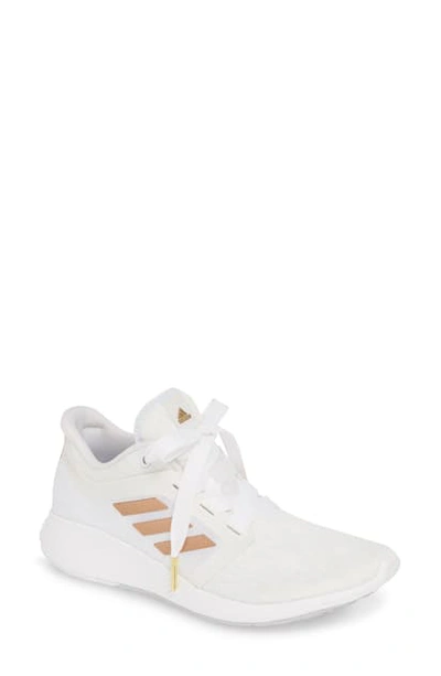 Adidas Originals Women's Edge Lux Knit Low-top Trainers In White/ Copper/ Crystal White