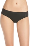 Tommy John Second Skin Cheeky Bikini In Black